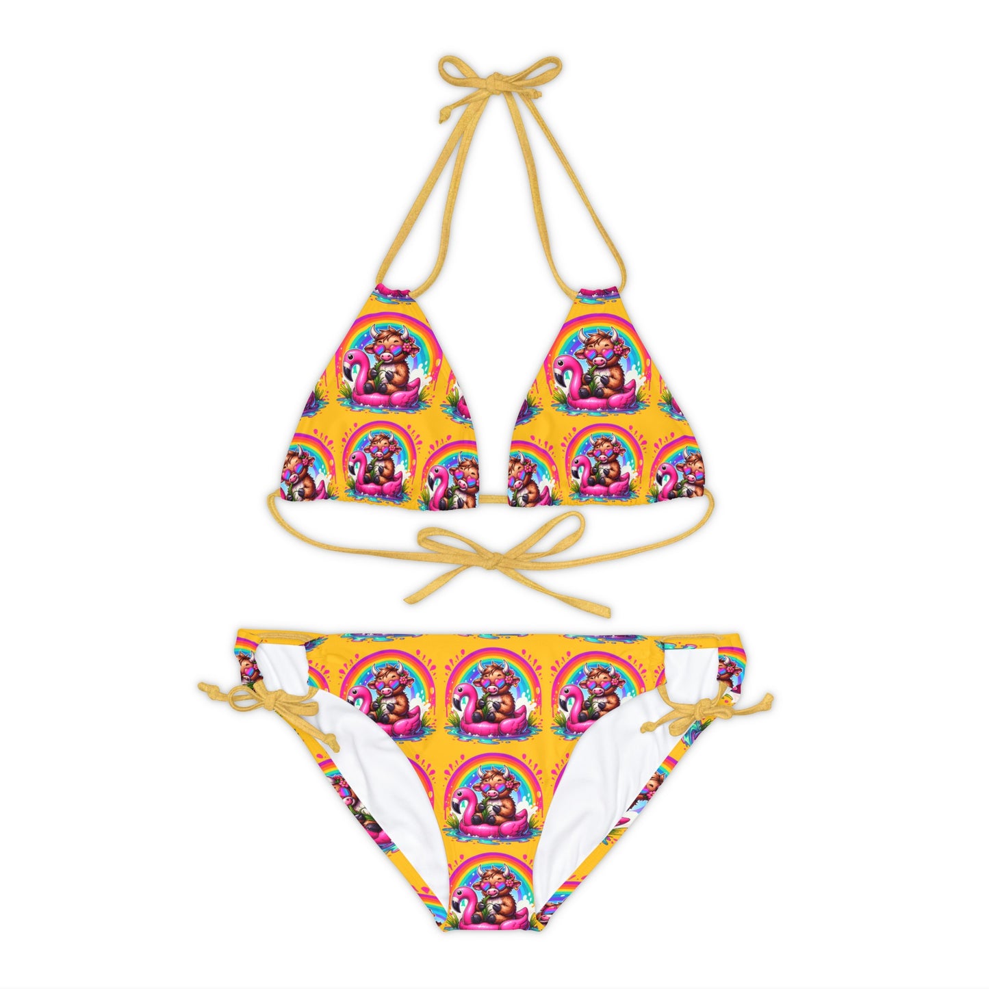 Strappy Bikini Set (AOP)