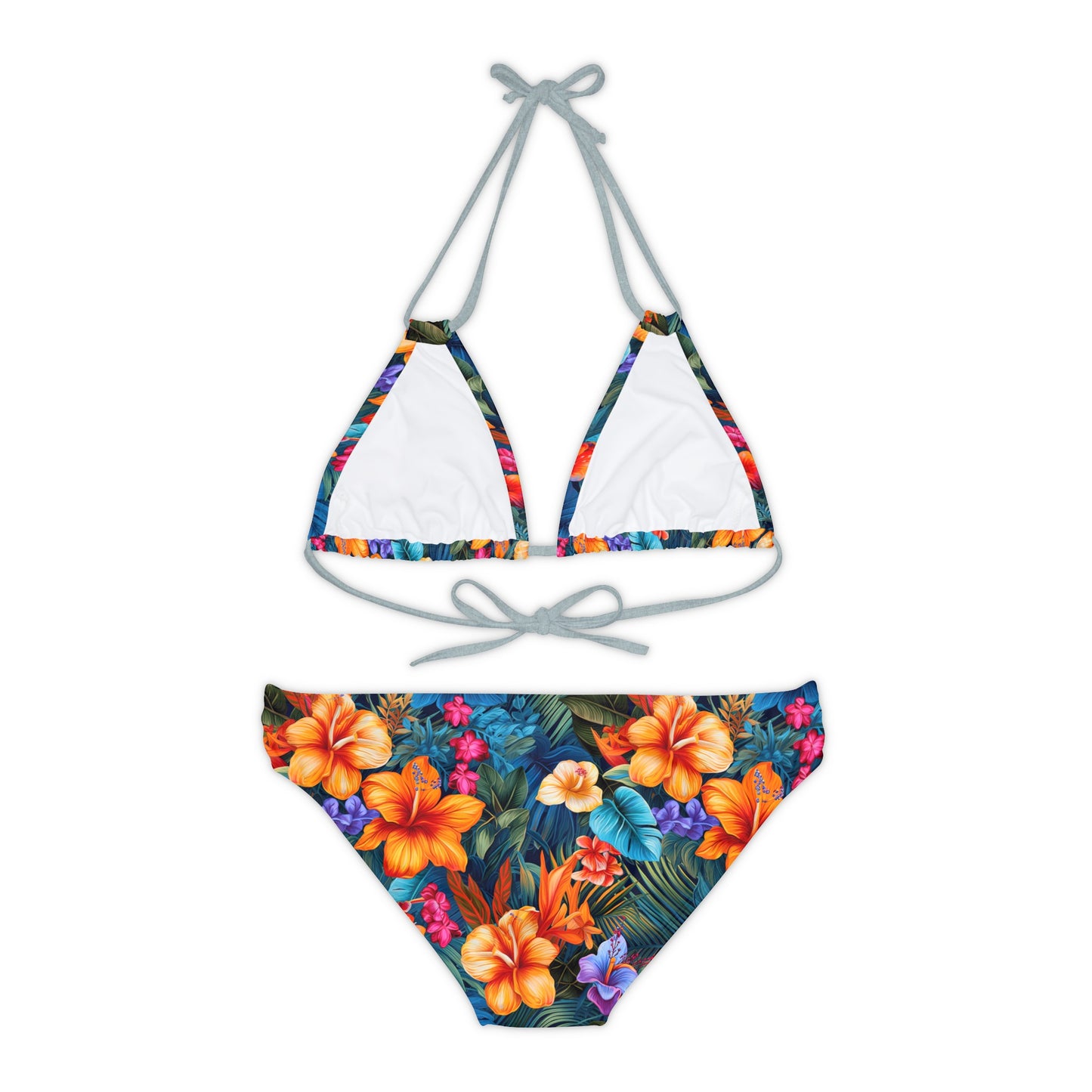 Strappy Bikini Set (AOP)