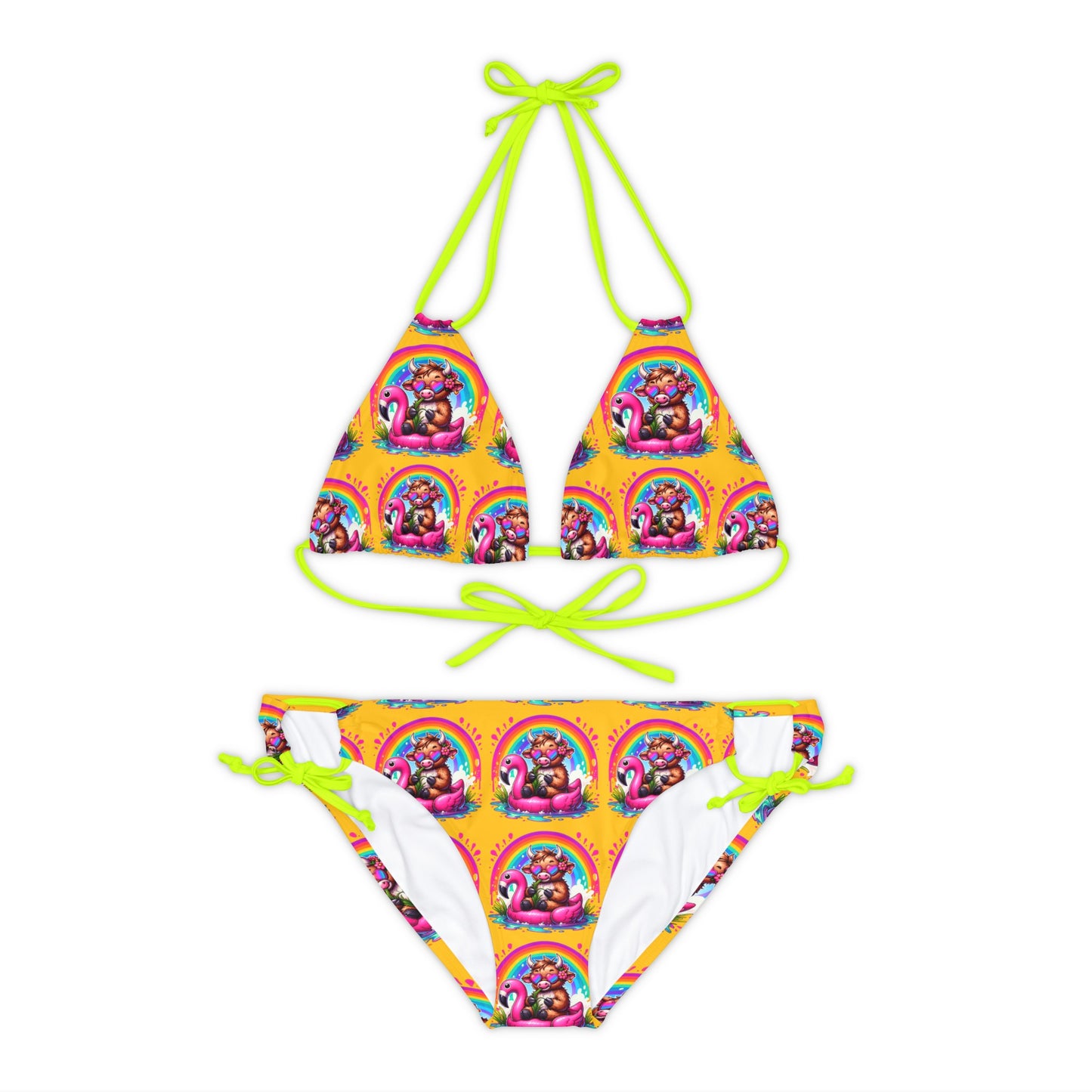 Strappy Bikini Set (AOP)