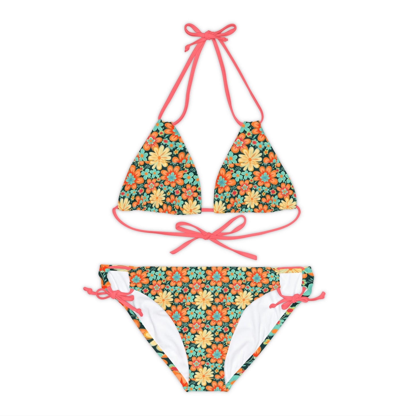 Strappy Bikini Set (AOP)