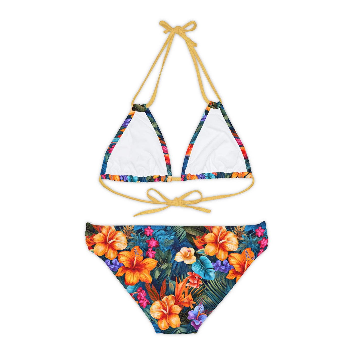 Strappy Bikini Set (AOP)