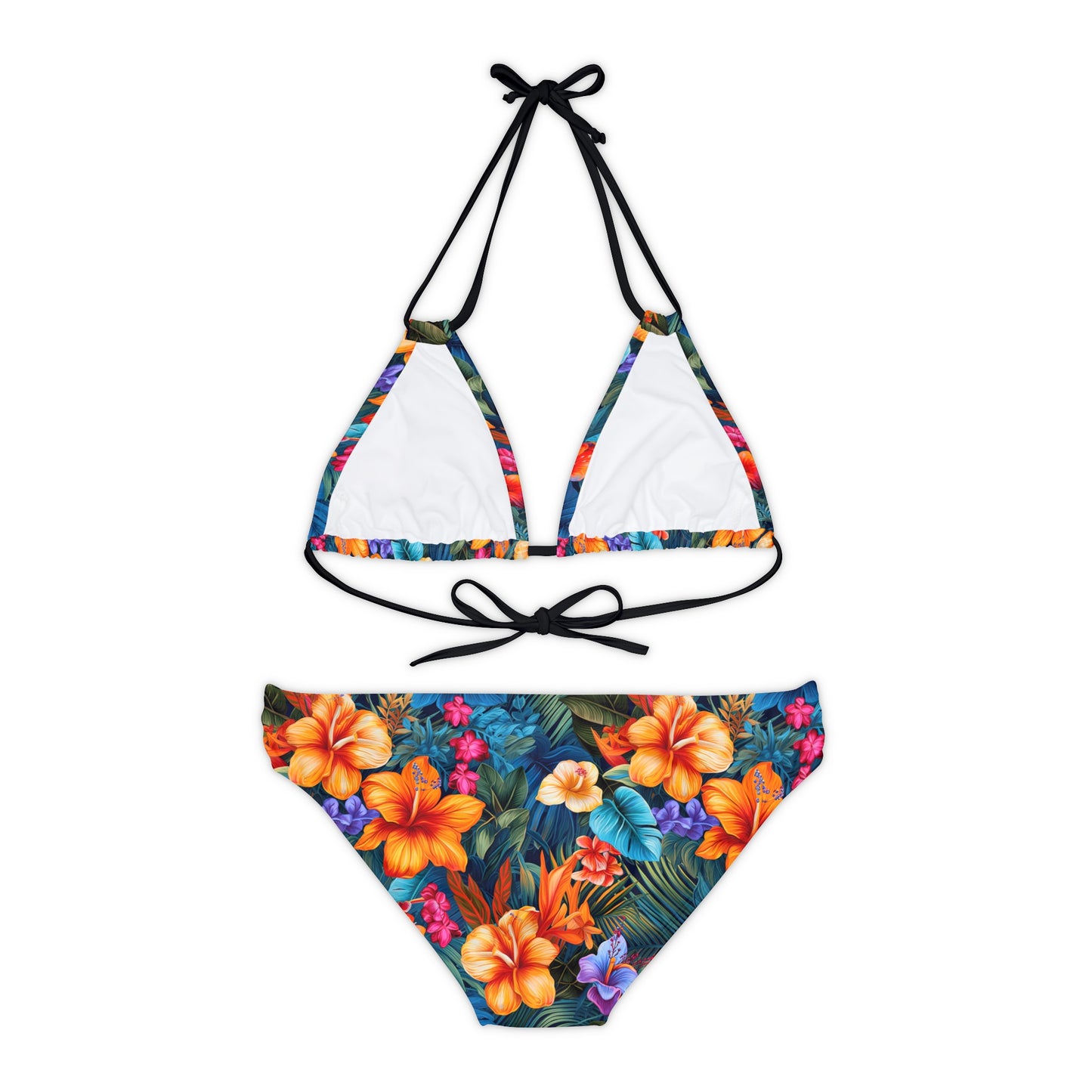 Strappy Bikini Set (AOP)