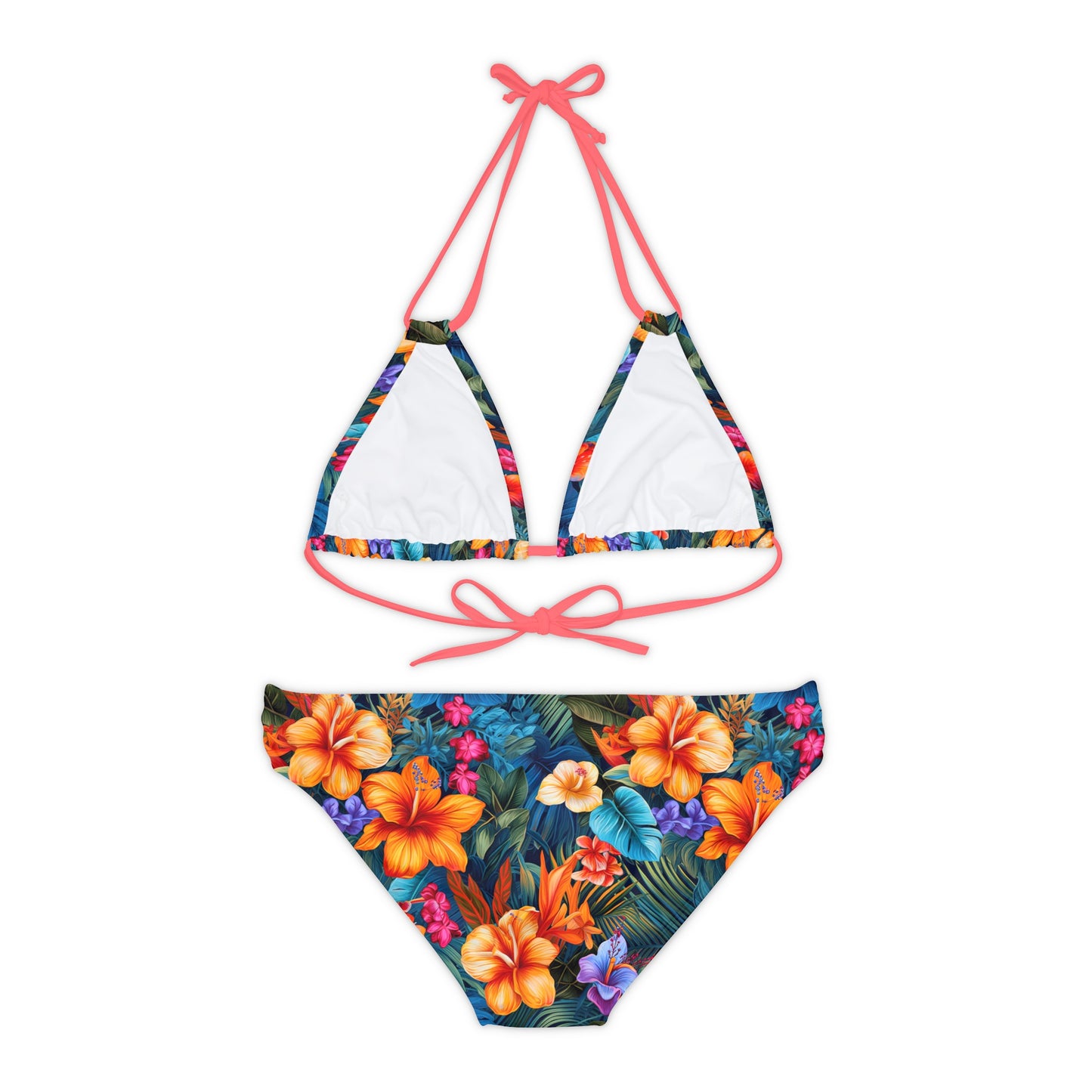 Strappy Bikini Set (AOP)