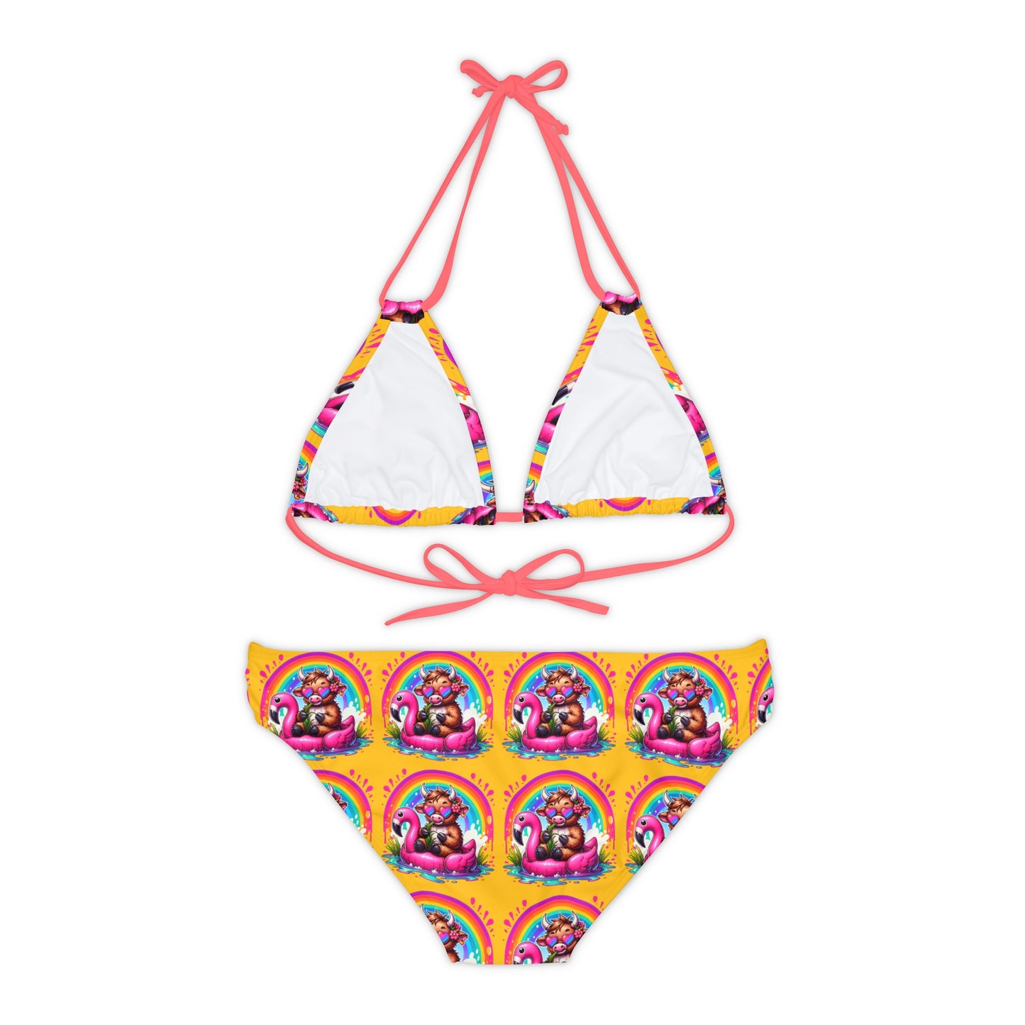 Strappy Bikini Set (AOP)