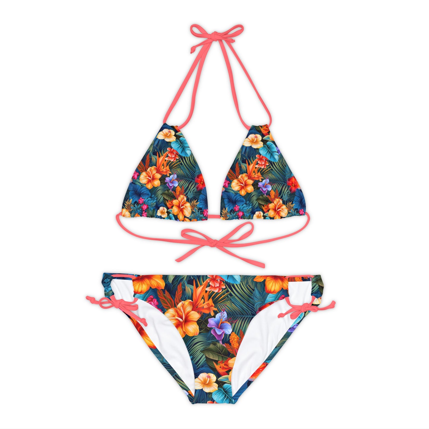 Strappy Bikini Set (AOP)