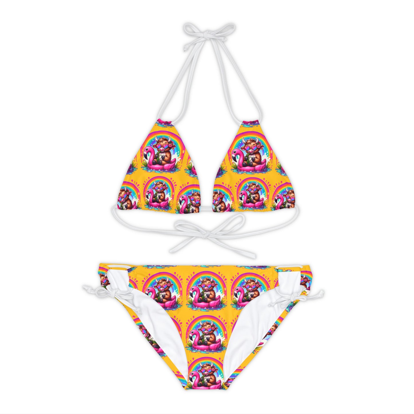 Strappy Bikini Set (AOP)