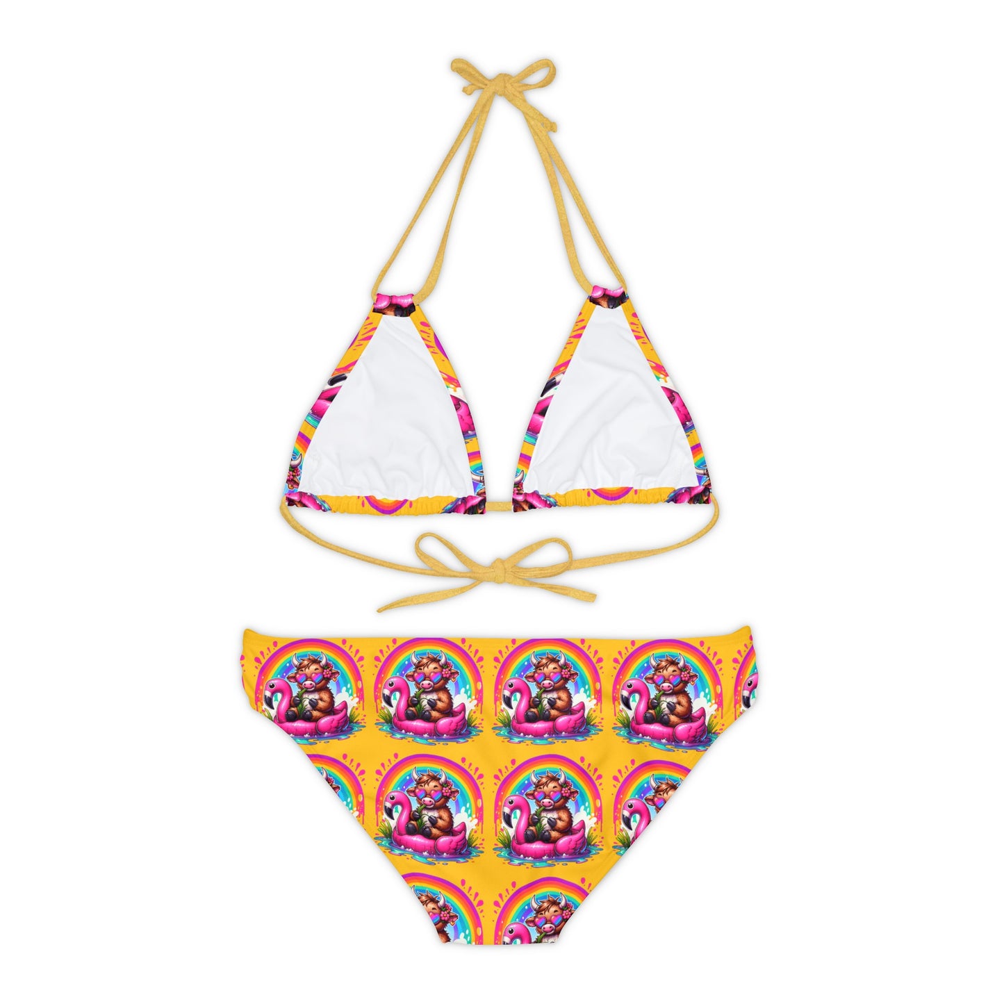 Strappy Bikini Set (AOP)