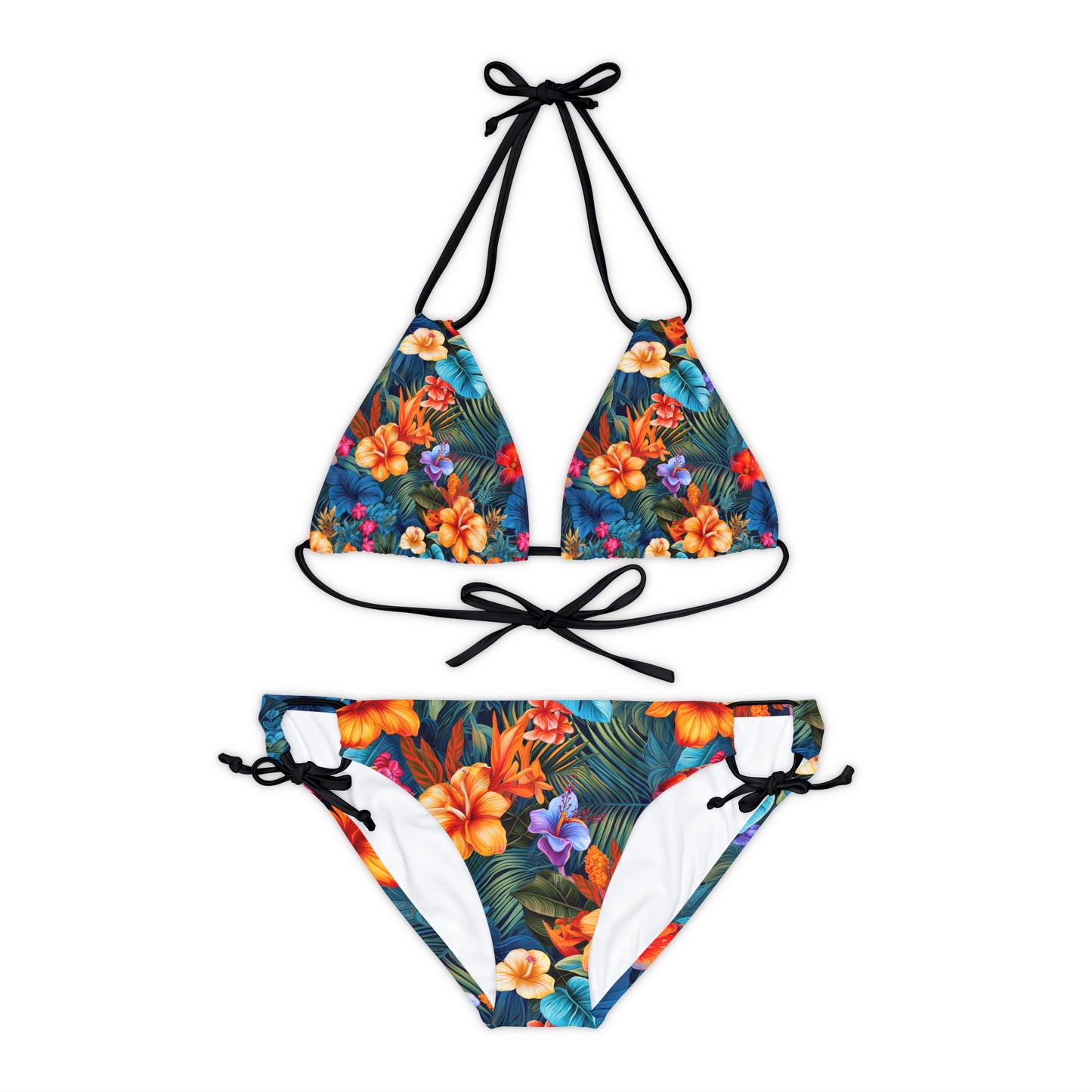 Strappy Bikini Set (AOP)