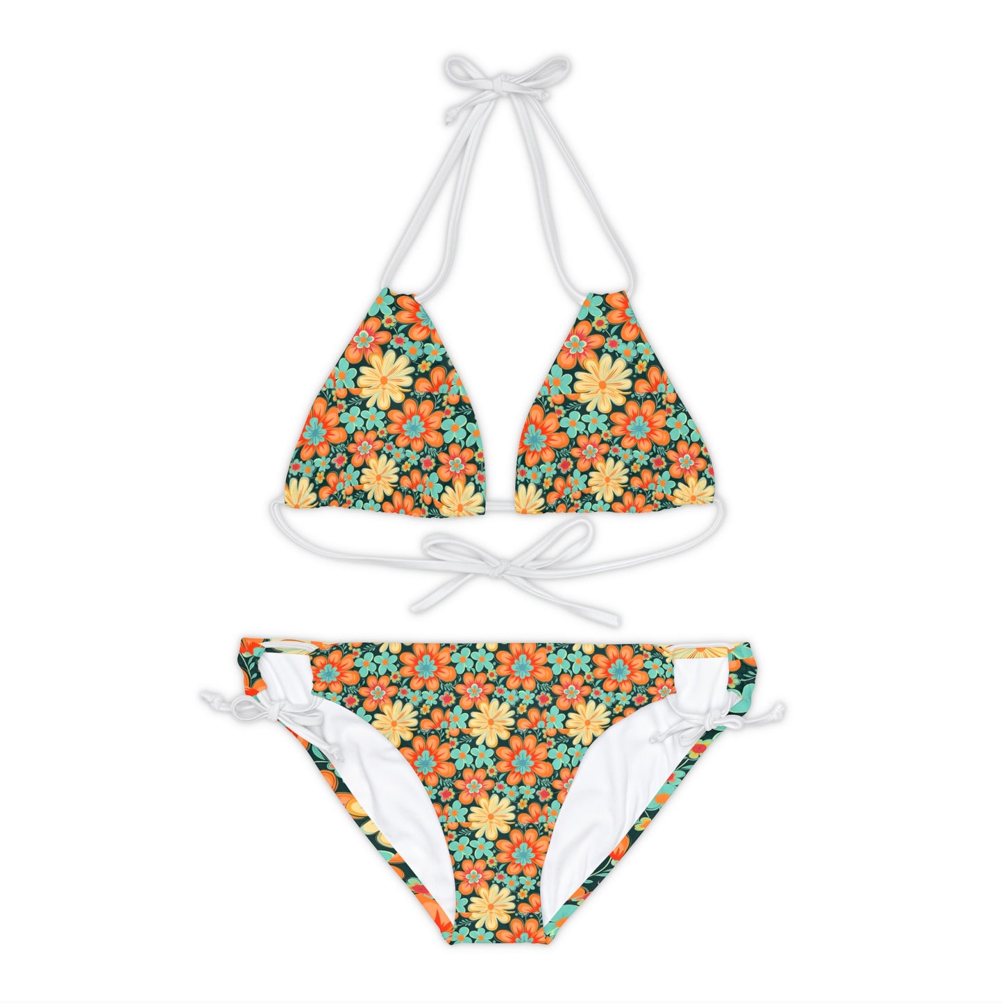 Strappy Bikini Set (AOP)