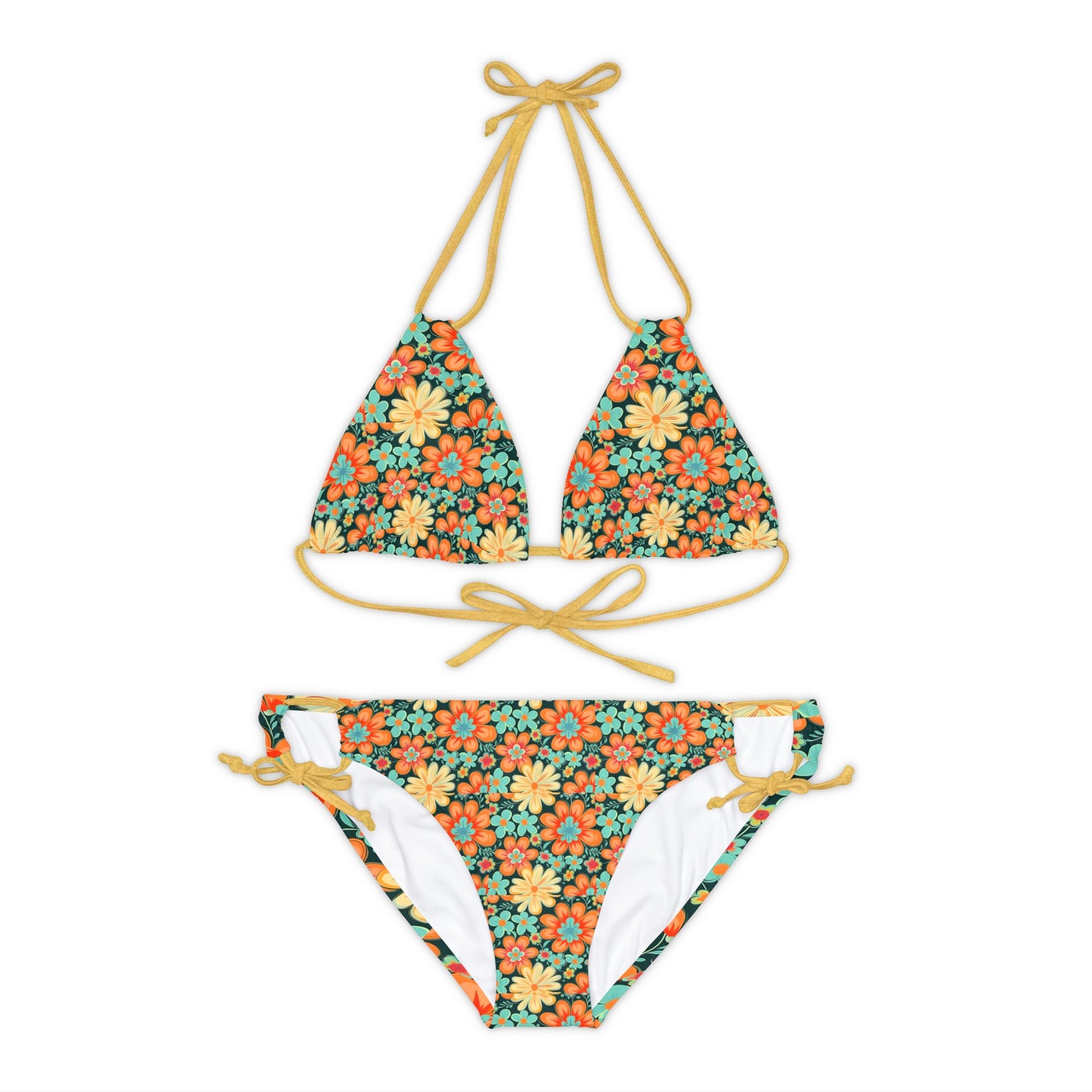 Strappy Bikini Set (AOP)