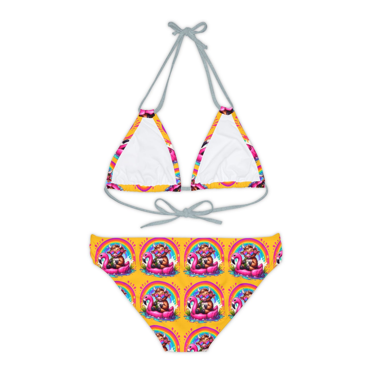 Strappy Bikini Set (AOP)