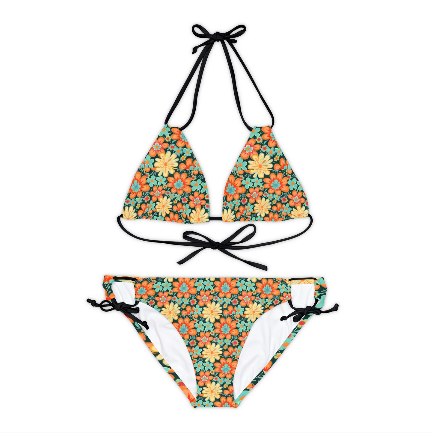 Strappy Bikini Set (AOP)